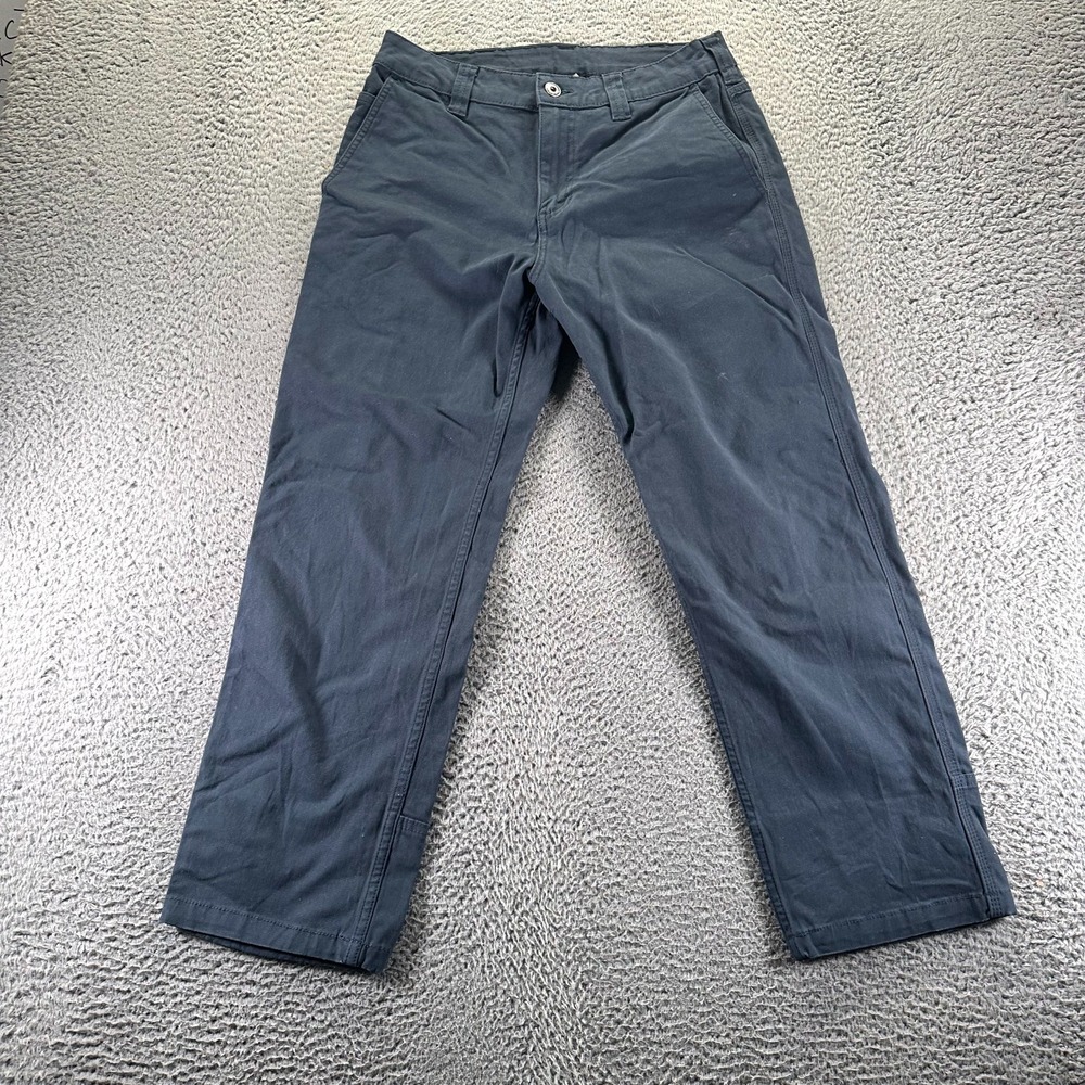 Colorado Pant Men 30x28 Blue Cotton Khakis‎ Straight Workwear Utility Stretch